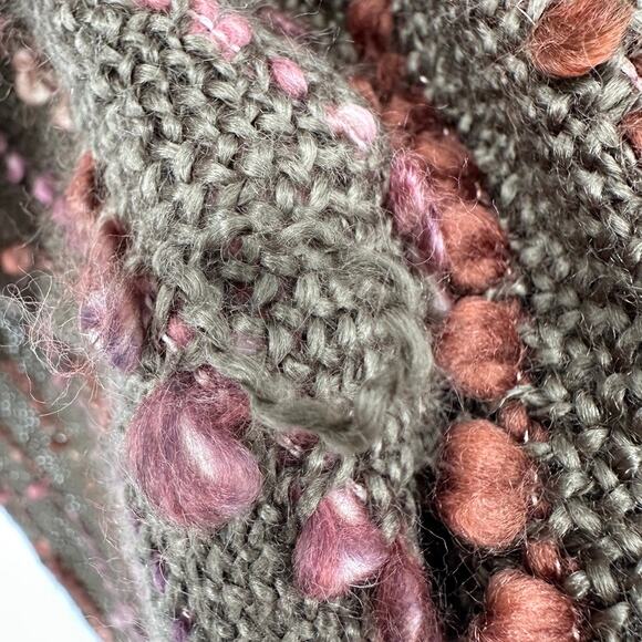 Rising Tide Shawl Poncho Womens ONE SIZE Bohemian Knit Lightweight Oversized - Picture 15 of 16